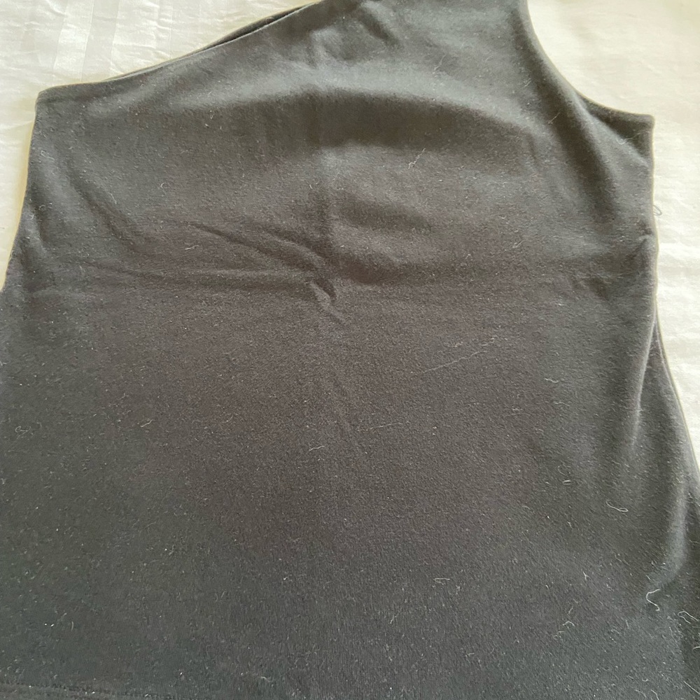 New York and Company One Shoulder Tank Top T-Shirt